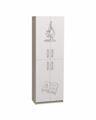 Шафа закрита з 4-ма дверцятами з фотодруком для кабінету БІОЛОГІЇ, 702х405х2115 мм., АНШАР ГРУП ( 7707 + Ф )